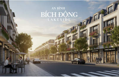  LIỀN KỀ LÔ GÓC VỊ TRÍ LÕI BÍCH ĐỘNG LAKESIDE | 144M² | MT 6M | TRỤC 22M | GIÁ 70 TRIỆU/M²